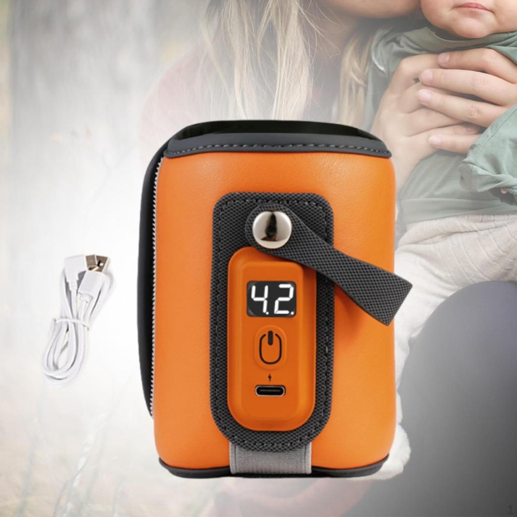 Bottle Warmer Baby Nursing Heater, Support Digital Display Heating Milk Warmer,