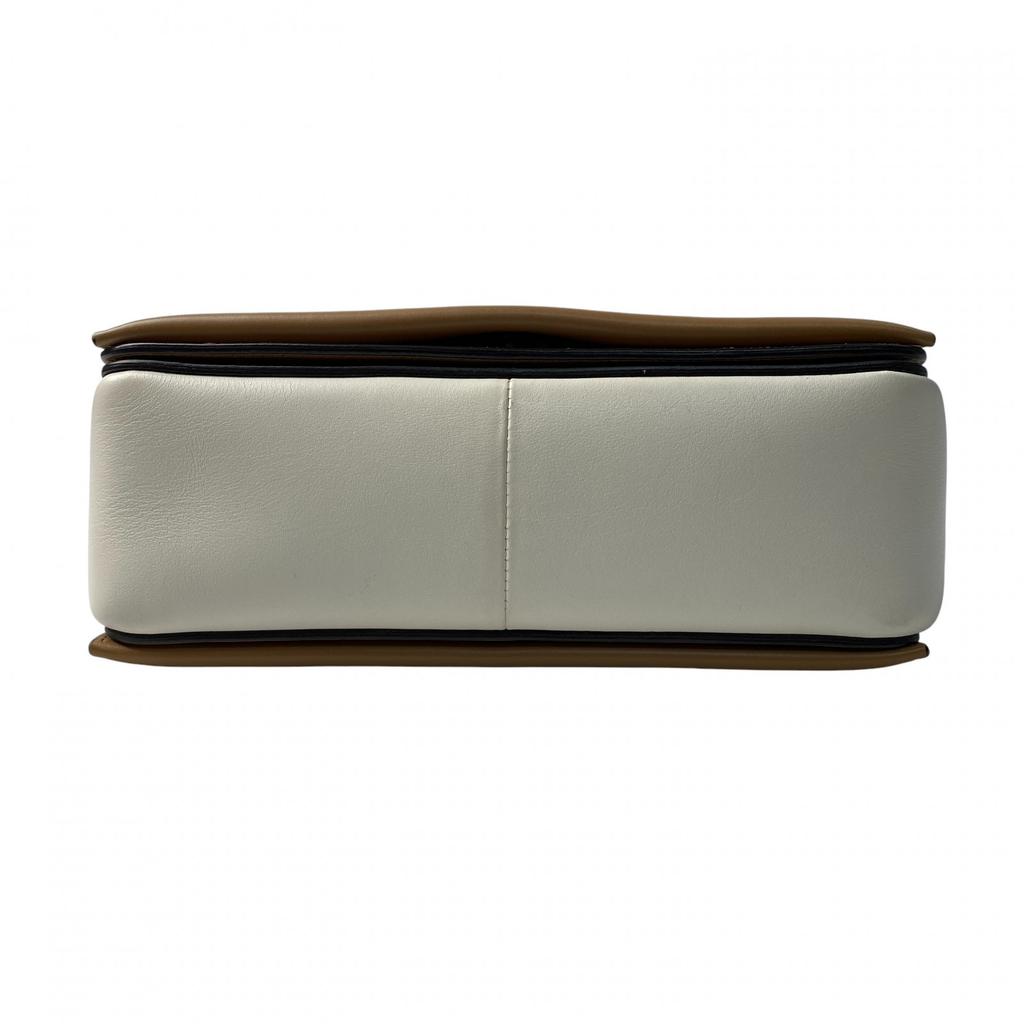 Used CELINEShoulder Bag Brown/white leather Women