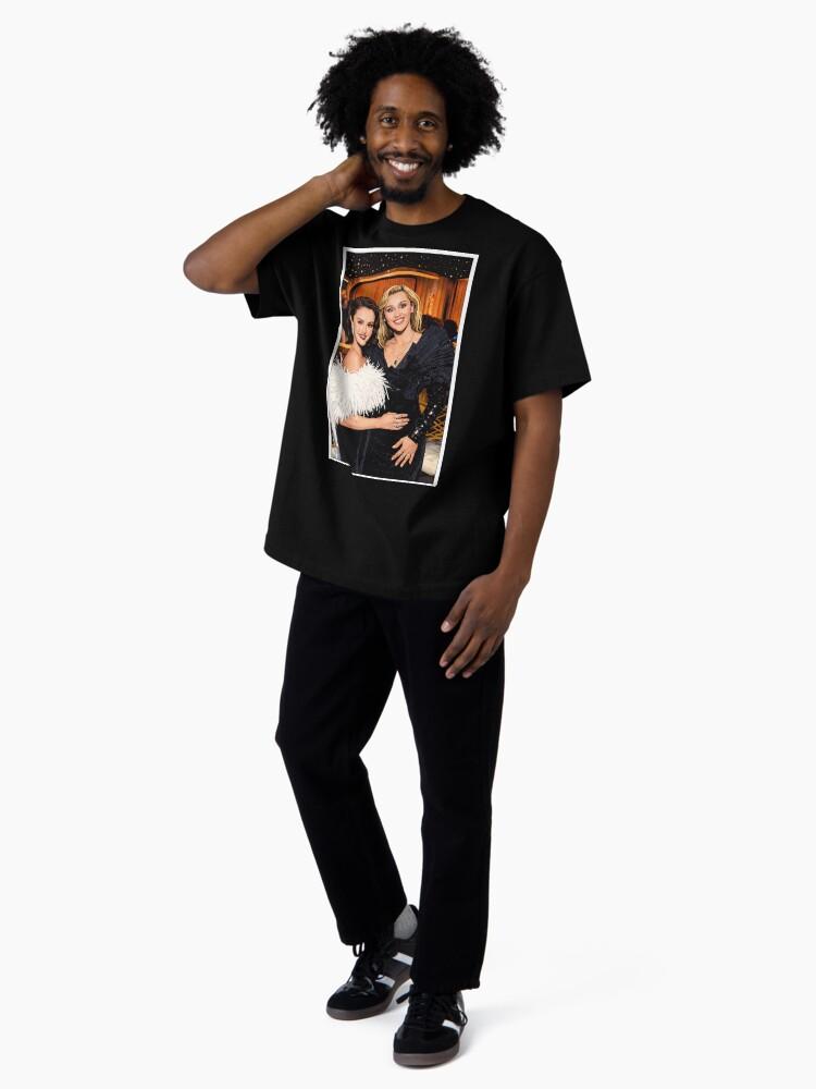 Selena and Miley Golden Globes (fan art) Oversized T-Shirt