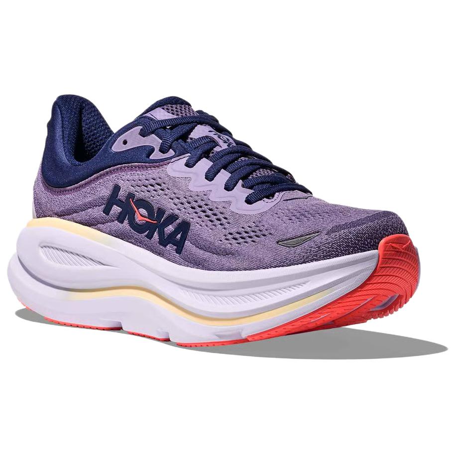 Women's Sneakers HOKA ONE ONE Bondi 9 Abrasion-Resistant Breathable Rebound Low-top Running Shoes Women's