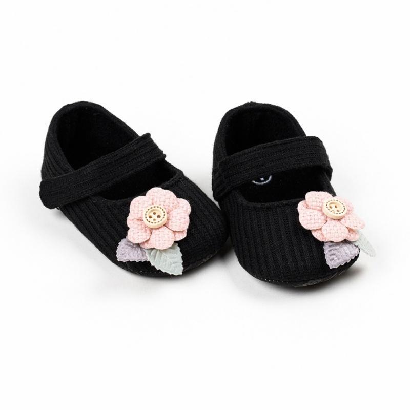 Baby Girl Breathable Flower Design Anti-Slip Casual Sneakers