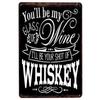 Vintage World Wine Metal Sign Plaque Whiskey Painting Alcohol Poster for Bar Club Man Cave Wall Decor Retro Pub Decoration