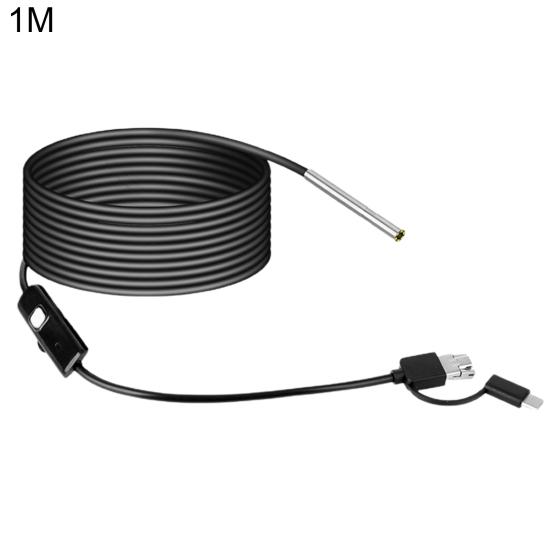 Инспекционная камера AN100, инструменты обнаружения высокой четкости, эндоскоп 3,9 мм высокой четкости 3-в-1 для мобильного телефона