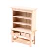 1:12 Dollhouse Miniature Wooden Rack Bookcase Model Furniture Accessories