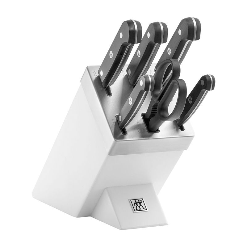 Henkel Zwilling GOURMET Self-Sharpening Knife Block White 7P (Tax Included)
