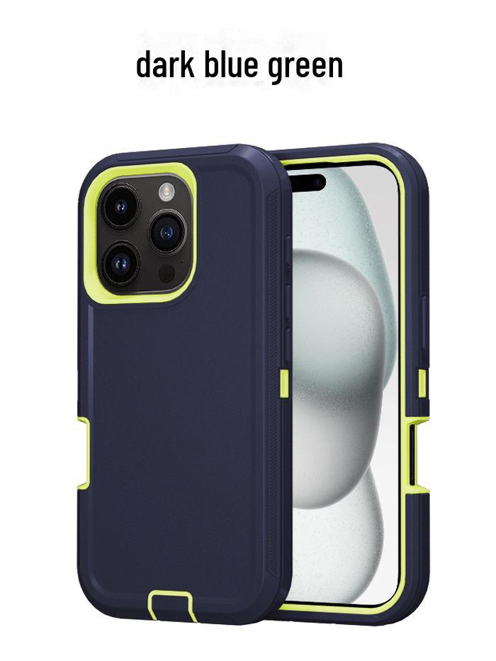 Чехол для телефона Apple 16 Pro Max Three-Proof Solid Color Anti Fall