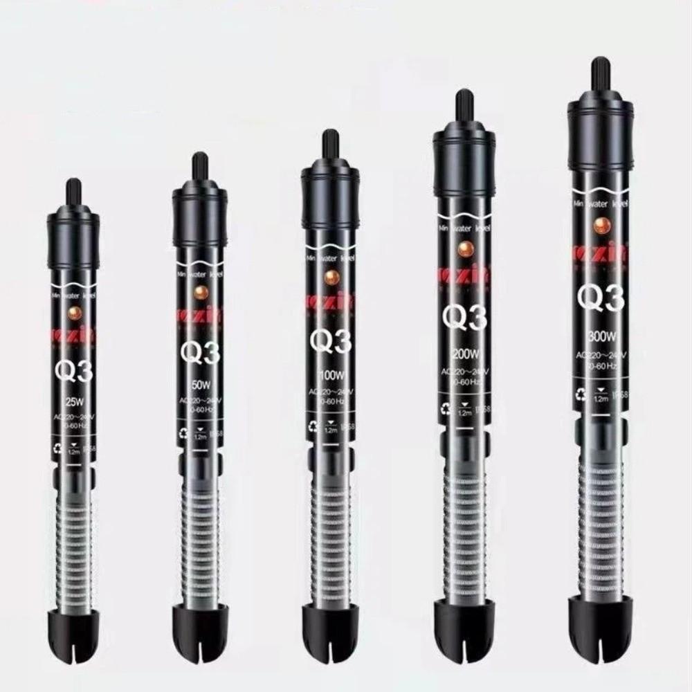 Автоматический обогреватель для аквариума 22-34°C Взрывозащищенный стеклянный нагревательный стержень 25-300 В Высокоэффективный погружной нагреватель для аквариумов