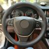 Hand Stitched Microfiber Leather Car Steering Wheel Cover Protector For BMW F10 F11 2009-2017 F12 F13 17-18 F01 F02 Car Interior