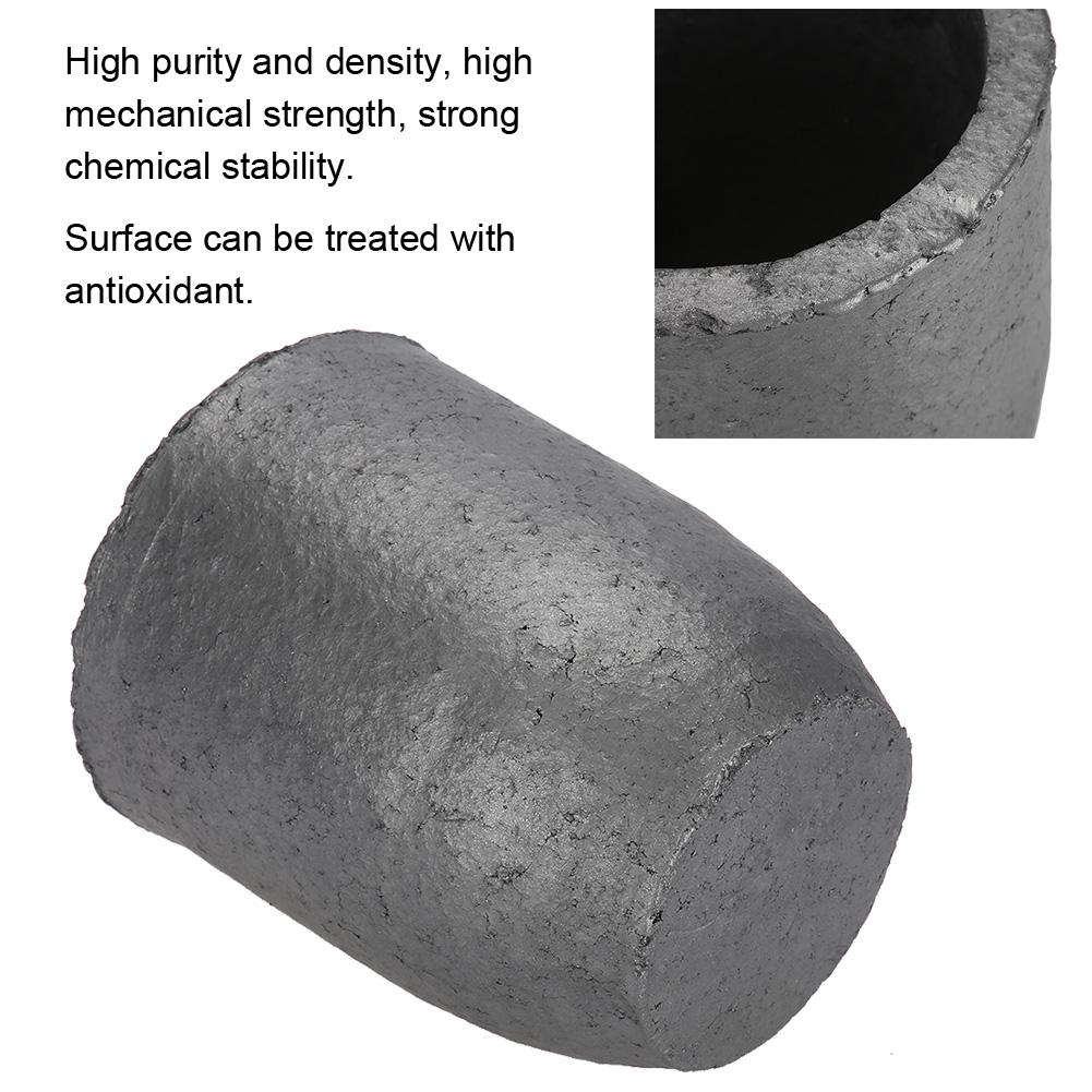 8Kg Cup Shape Silicon Carbide Graphite Furnace Casting Crucible Melting Tool