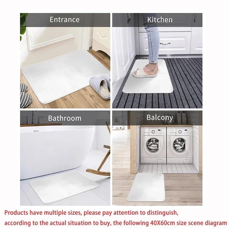 Cartoon Camping Floor Mat Entrance Welcome Doormats Kitchen Rug Home Decor Carpet Non-slip Area Rug Anti-slip Machine Washable