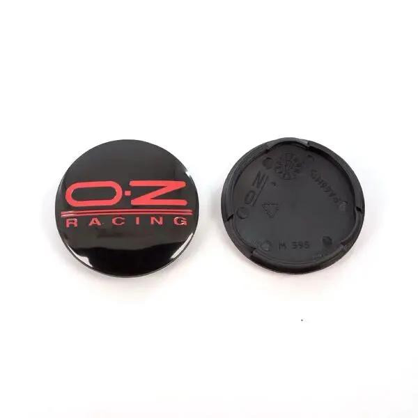 4pcs 55mm M582 Car Wheel Caps With O.Z OZ Racing Sport Emblem Logo Rim Hubcaps Cover Badge Styling Accessories