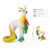 Animal Model Mythical Beast Toy Large Unicorn Rainbow Horse Pegasus Elf Sheep Ornament Doll