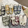 New Products Are On Sale In Autumn and Winter, New Retro Cotton Shoes, Women's Velvet Low-top Canvas Shoes