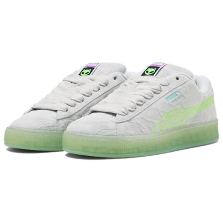 Puma Замшевые кроссовки унисекс XL Alien, цвет Silver Mist, Peaceful Blue, низкие, для повседневной жизни 402245-01
