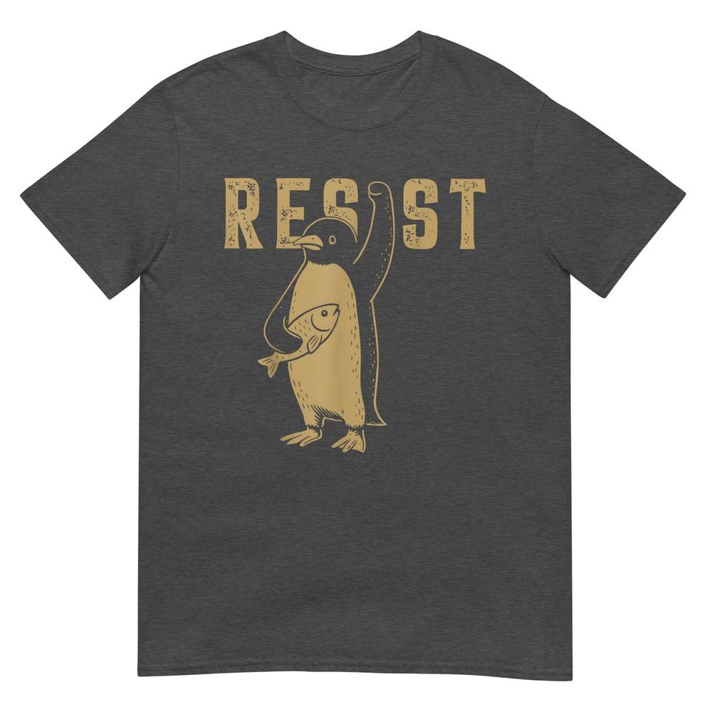 Funny Penguin Resist Penguins Protest Against Tariffs TShirt