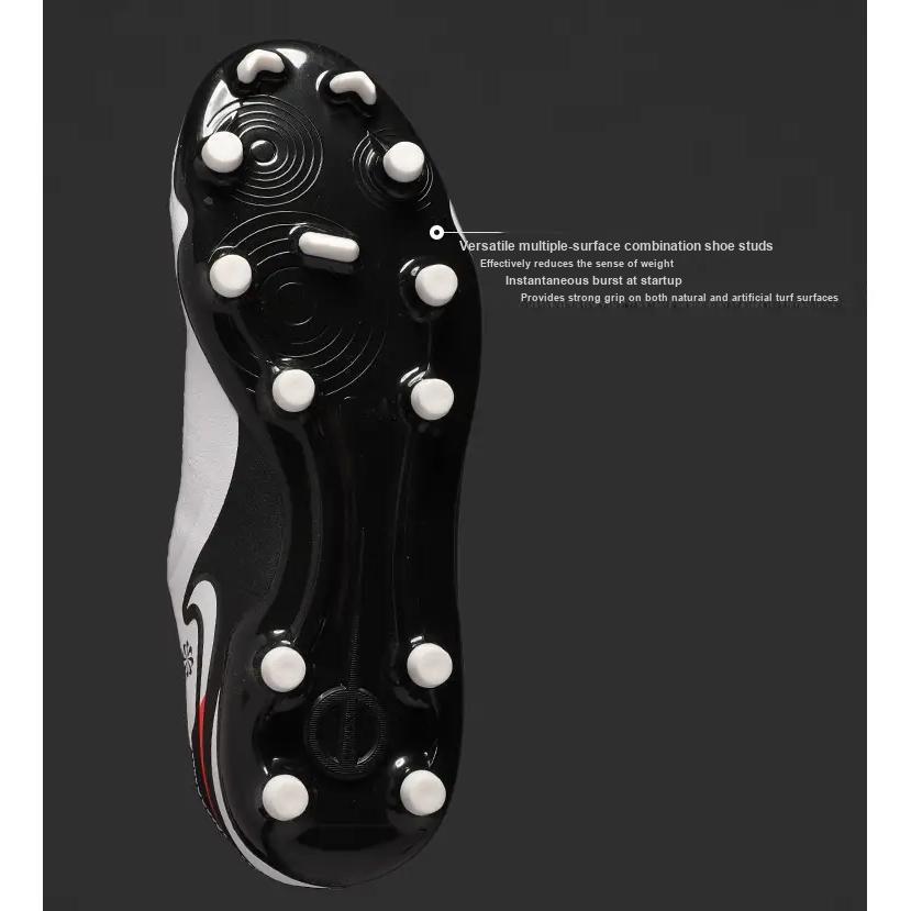 Nike Детские кроссовки Tiempo Legend 10 Academy MG GS Ready Pack Белый Ярко-Малиновый Черный DV4348-100