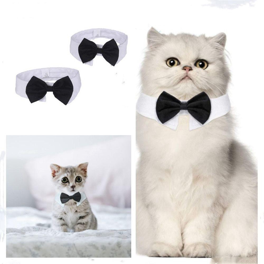 Lovely Pet Accessories Tuxedo Bowtie Dog Necktie Bow Tie Collar Formal Tie Pet Bow Tie