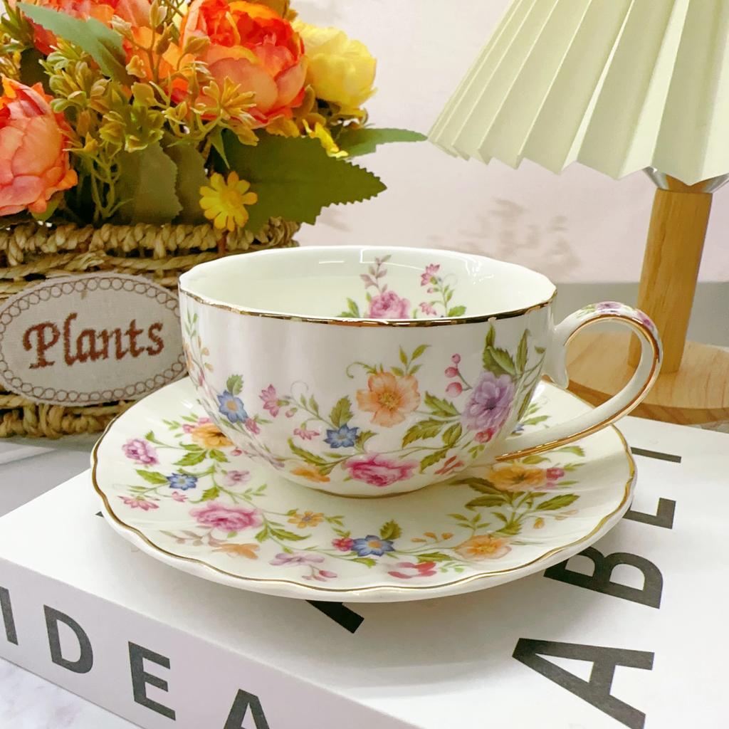 Красочный послеобеденный чай Изысканная европейская чашка-тыква Кофейная чашка Тарелка-180 мл Кружка с подогревом Стакан Кофейная чашка с трубочкой Tazos