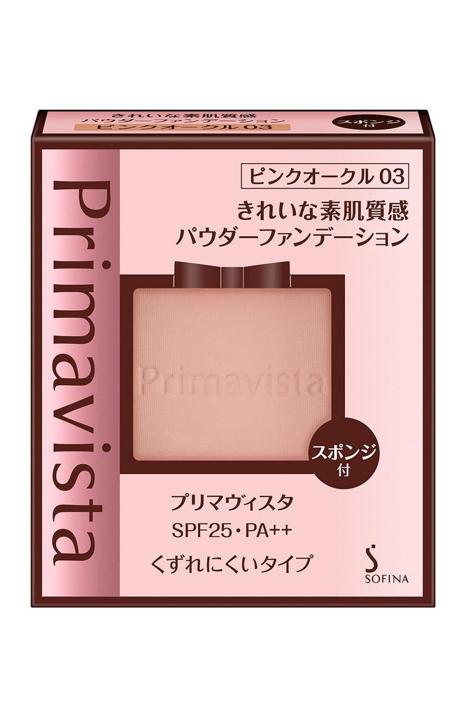 Primavista Beautiful Skin Texture Powder Foundation Pink Ocher 03 SPF25 9g PA++