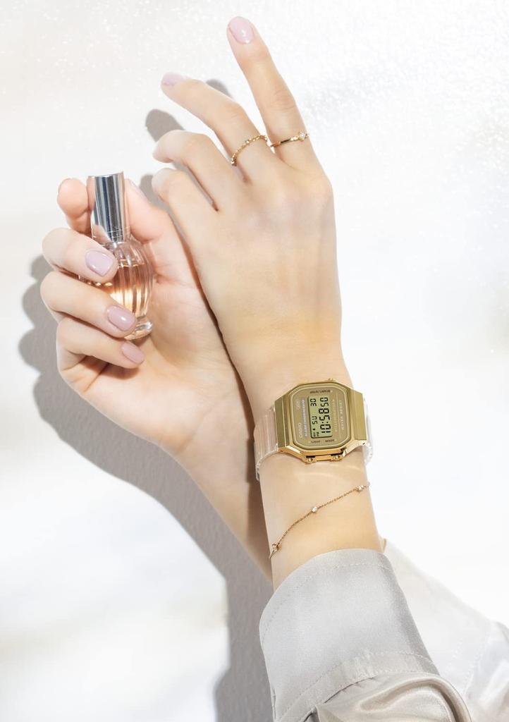 Часы унисекс для взрослых скелетон x золото [Casio] []A168XESG-9AJF