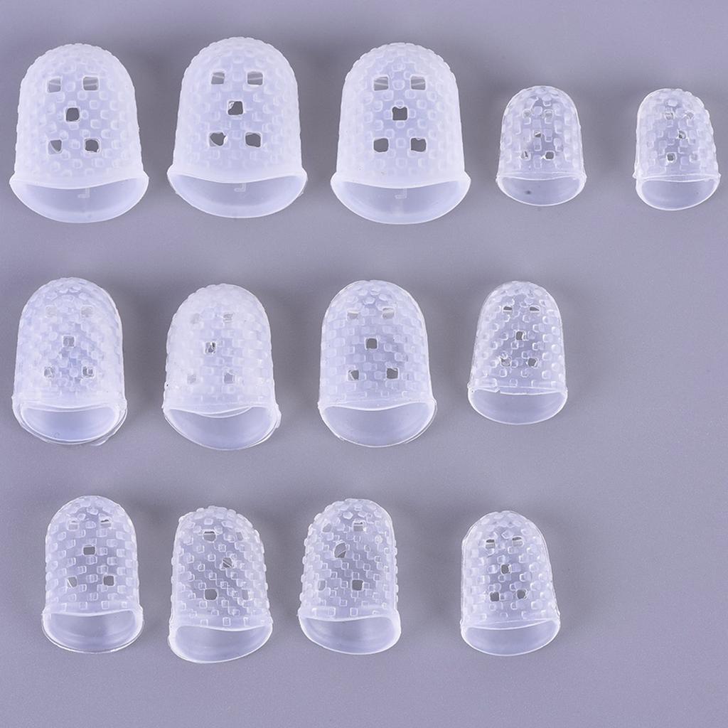 Силиконовые накладки на кончики пальцев, напальчники и медиаторы для пальцев гитары, набор инструментов для практики