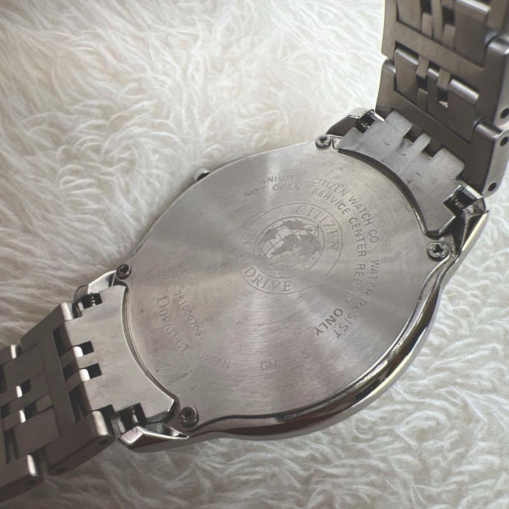 Б/У [Редкий/Хорошее состояние] Розничная цена 275 000 Citizen Exceed Ограниченная серия к 40-летию AQ5000-56E Eco Drive Ультратонкие Титановые