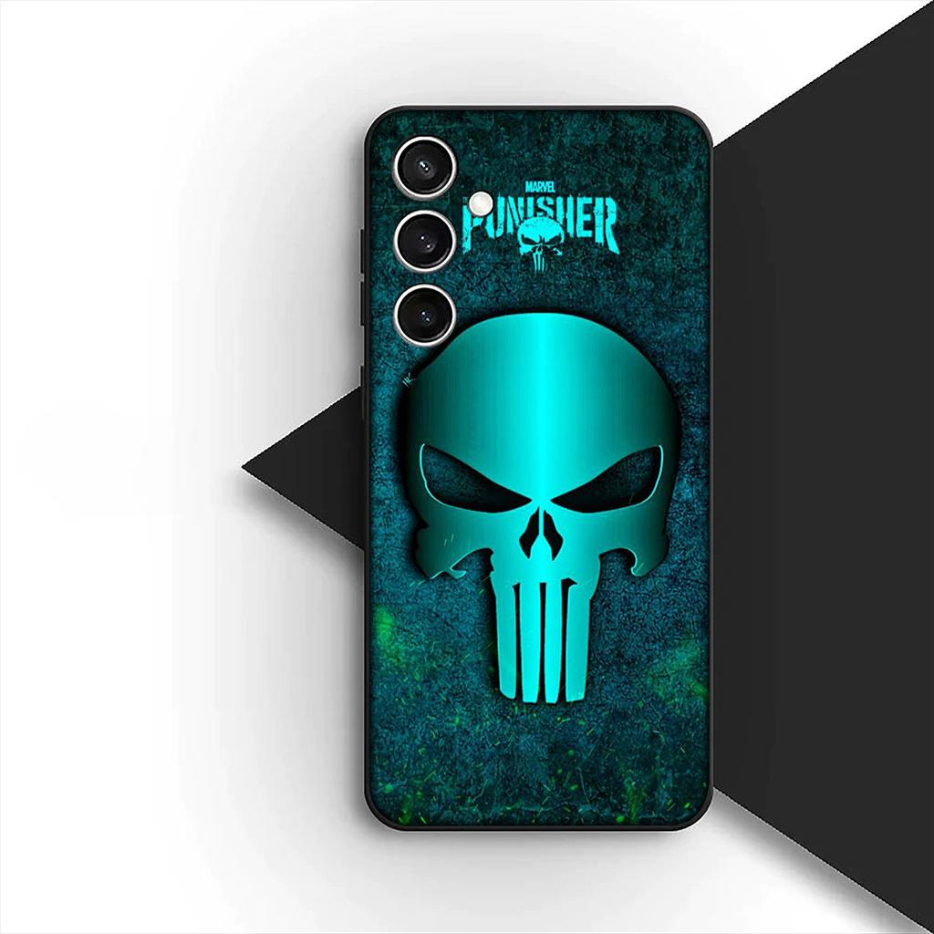 Protective Cover for Xiaomi Redmi Note 12 11 10 A3 Pro 10A 10C 12C Note12 5G 4G Casing Phone Case The Punisher Marvel Skull