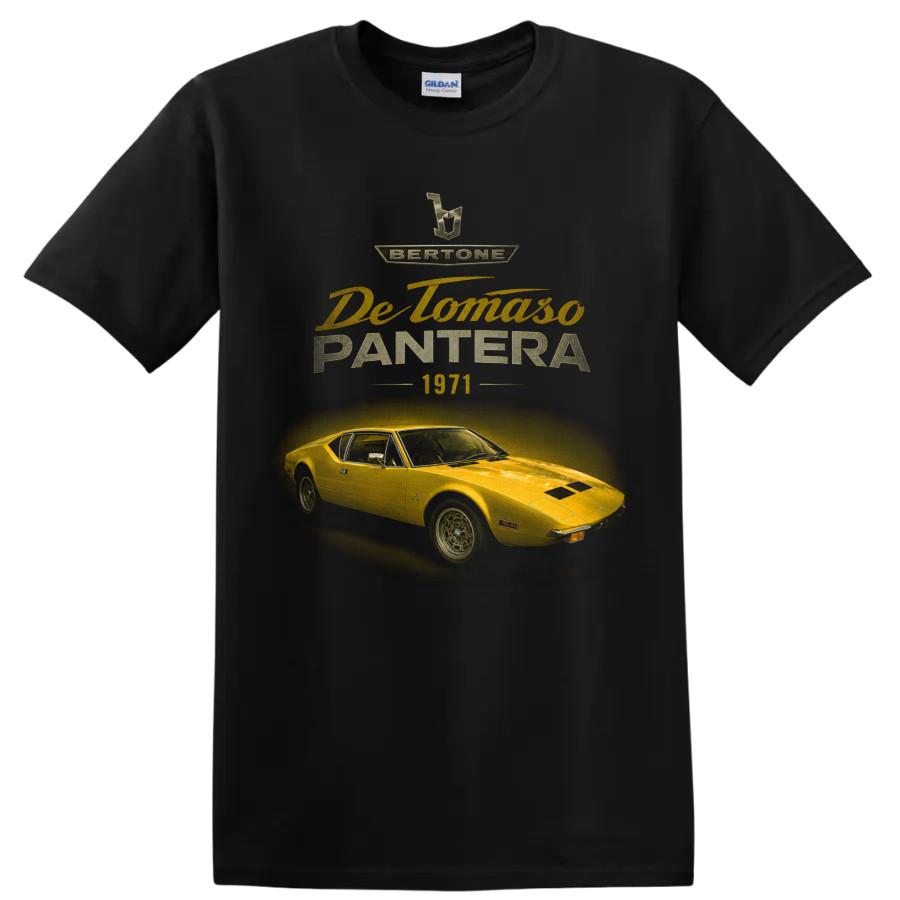 De Tomaso Pantera 1971 Classic Car T Shirt Vintage Italian Sports Car Retro