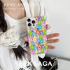 Cartoon Care Bears Phone Case For IPhone 16 15 14 13 12 11 Pro Max Mini X Xs XR Transparent Case