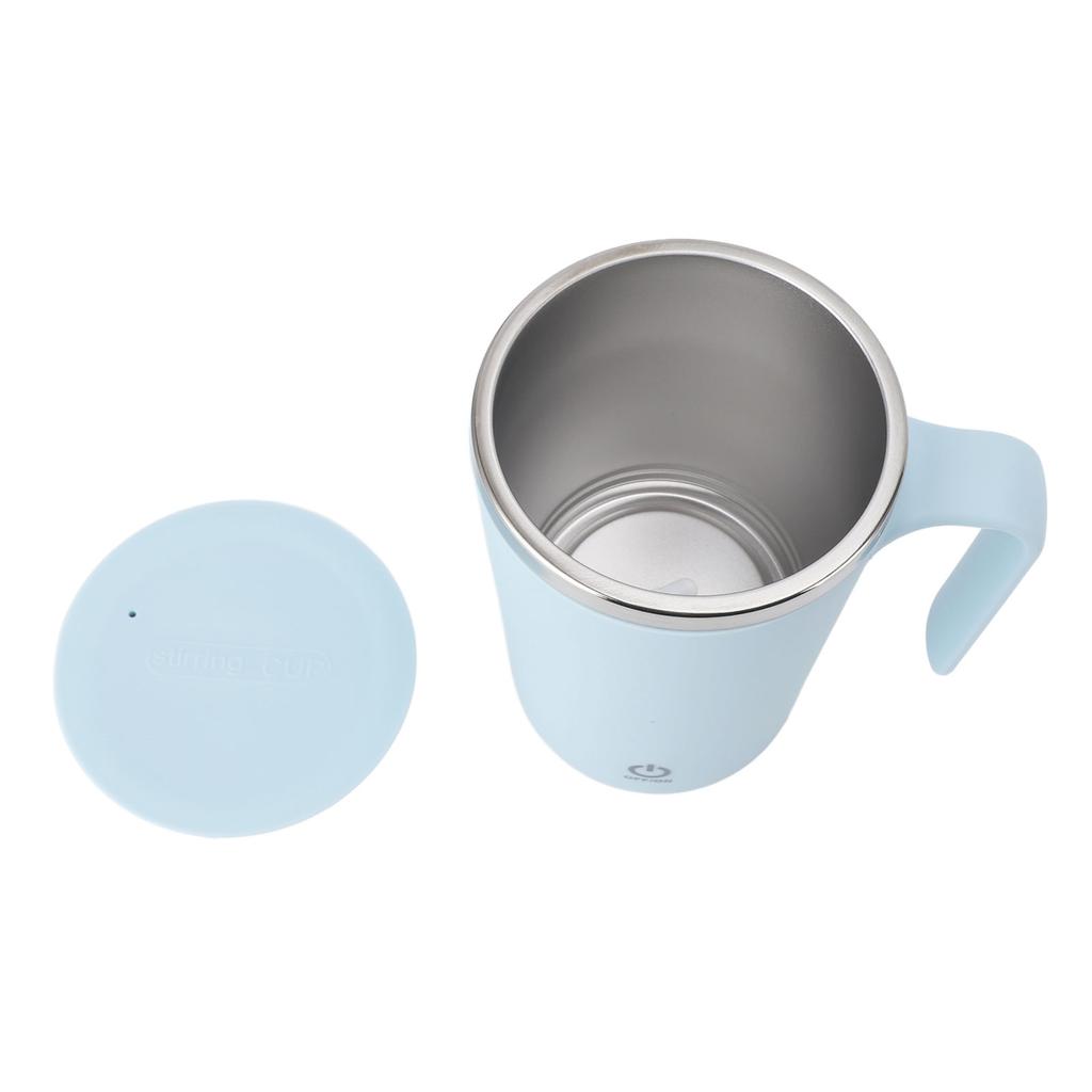 Self Stirring Coffee Mug Rechargeable with Lid Stainless Steel Portable Electric Magnetic Automatic