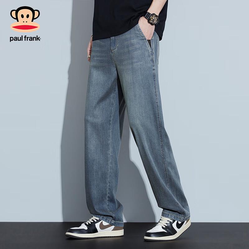 paul frank Мужские джинсы прямого кроя из тенселя с охлаждающим эффектом