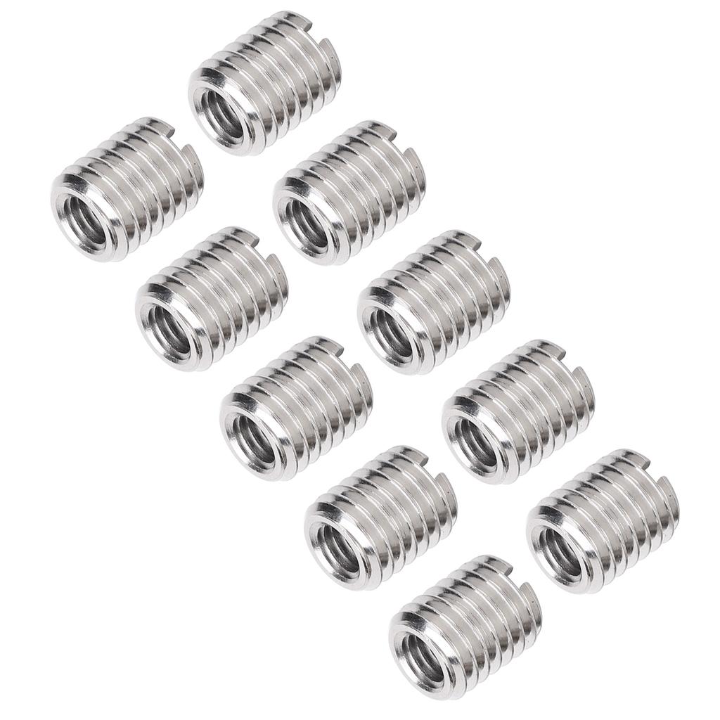 10 шт., вставная гайка, уменьшающая ремонт, инструмент для удлинения внутренней резьбы M6x1,0 и наружной резьбы M10x1,5
