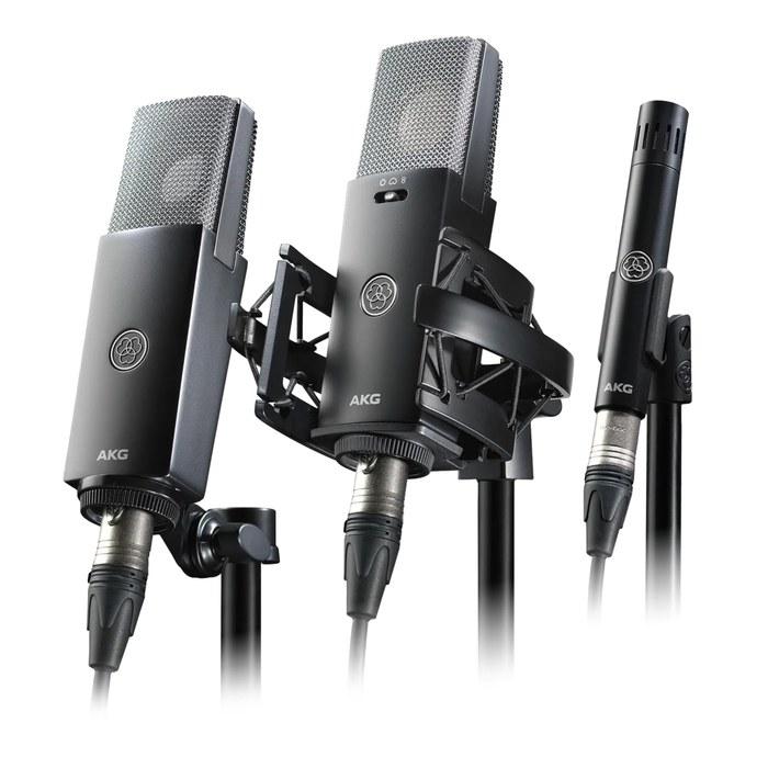AKG C114 Конденсаторный микрофон с боковым адресом Кардиоидный/Всенаправленный/Двунаправленный с амортизатором Черный 1,4" x 1,9" x 6,2"
