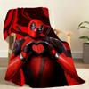 D-DeadpoolS Blanket Soft Throw Blanket for Home Bedroom Bed Sofa Picnic Travel Office Rest Cover Blanket Gift
