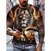Men's Street Hip Hop T-shirt Summer Fashion Flame Billiards Pattern Casual Street Fashion Short Sleeve