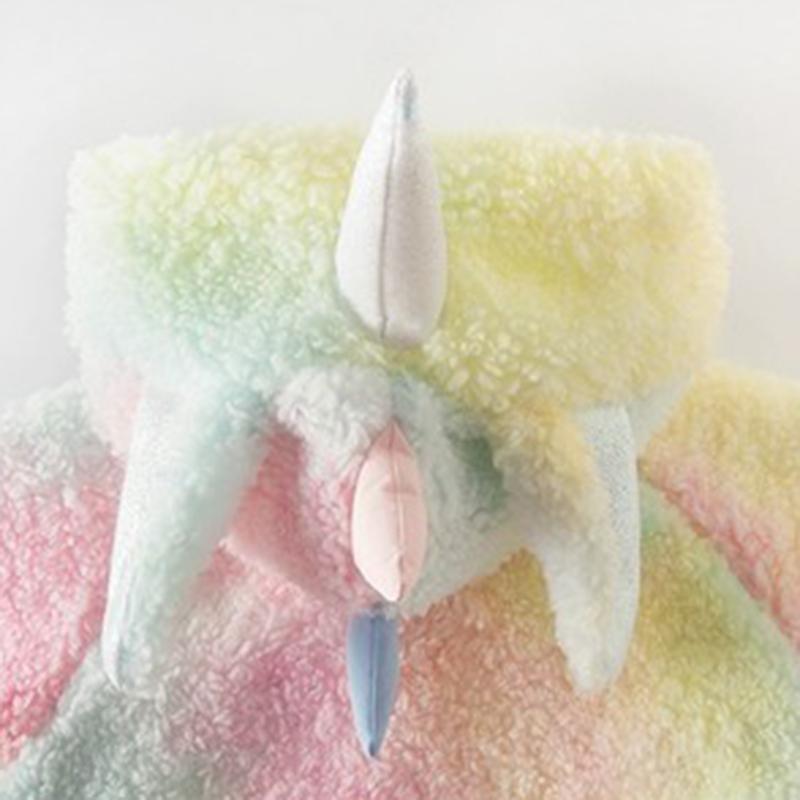 Children's Plush Coat Kids Girl's Warm Hooded Coat Cute Jacket