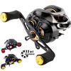 Fishing Reels Baitcasting Reels 12 BB Dual Brakes 7.7OZ 13LB Carbon Baitcaster Fishing Reel