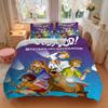 Scoobydoo Mystery Print 3Pcs Bedding Setduvet Cover With 2 Bedropillowcase Home Birthday Gift