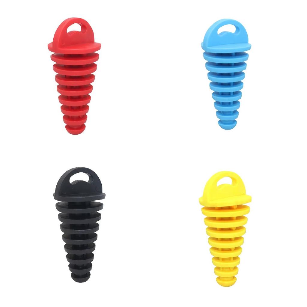 Пробка для промывки выхлопной трубы, наконечник выхлопной трубы, ПВХ, заглушка для промывки выхлопной трубы, защита трубы, универсальная для мотоциклов Honda Kawasaki KTM Suzuki Yamaha