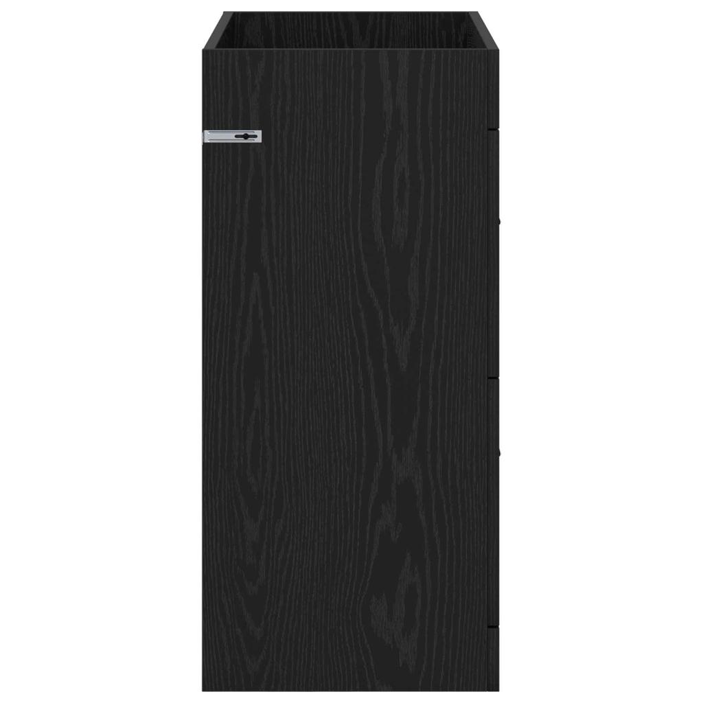 Bathroom Cabinet in Black Oak 78.5 x 37.5 x 81 cm