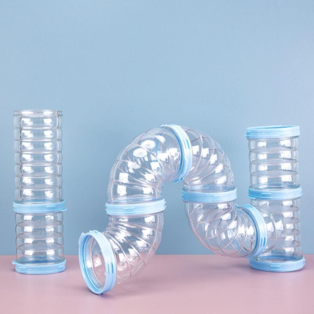 Клетка для хомяка Трубы для клетки хомяка Случайно сращенные туннель для передвижения морской свинки для мелких домашних животных