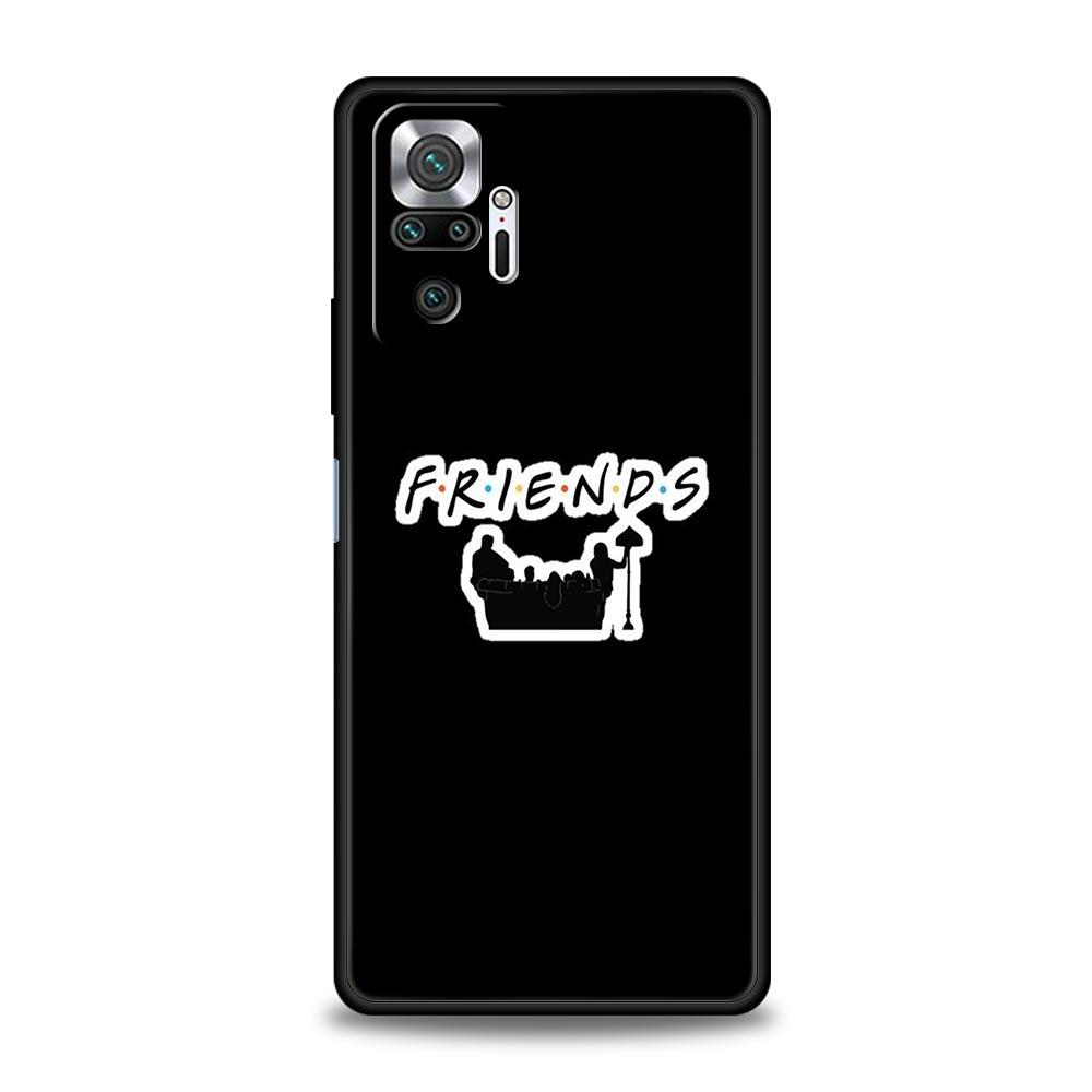 Friends Phone Case Cover for Redmi 14C 10C Note 15 14 13 12 10 11 K40 Pro Plus 5G Soft TPU Shockproof Shell Fundas Capas Coque
