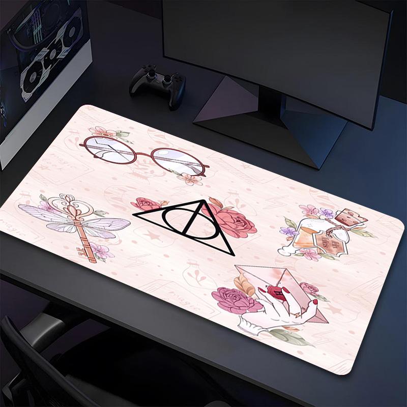 Gothic Fantasy Xl Gaming Mouse Pad Nonslip Rubber Base Stitched Edge Waterproof Desk Mat For Pc Laptop Gamer Office Computer Accessories C927260