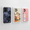 Для Xiaomi Redmi Note 12 4G 5G чехол для телефона Модный дизайн Противоударная квадратная сумка для телефона Матовая мягкая жидкая силиконовая защитная пленка для экрана Корпус Бампер