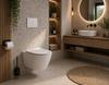 Wall-hung toilet bowl shine 49 CM rimless with W/O seat white