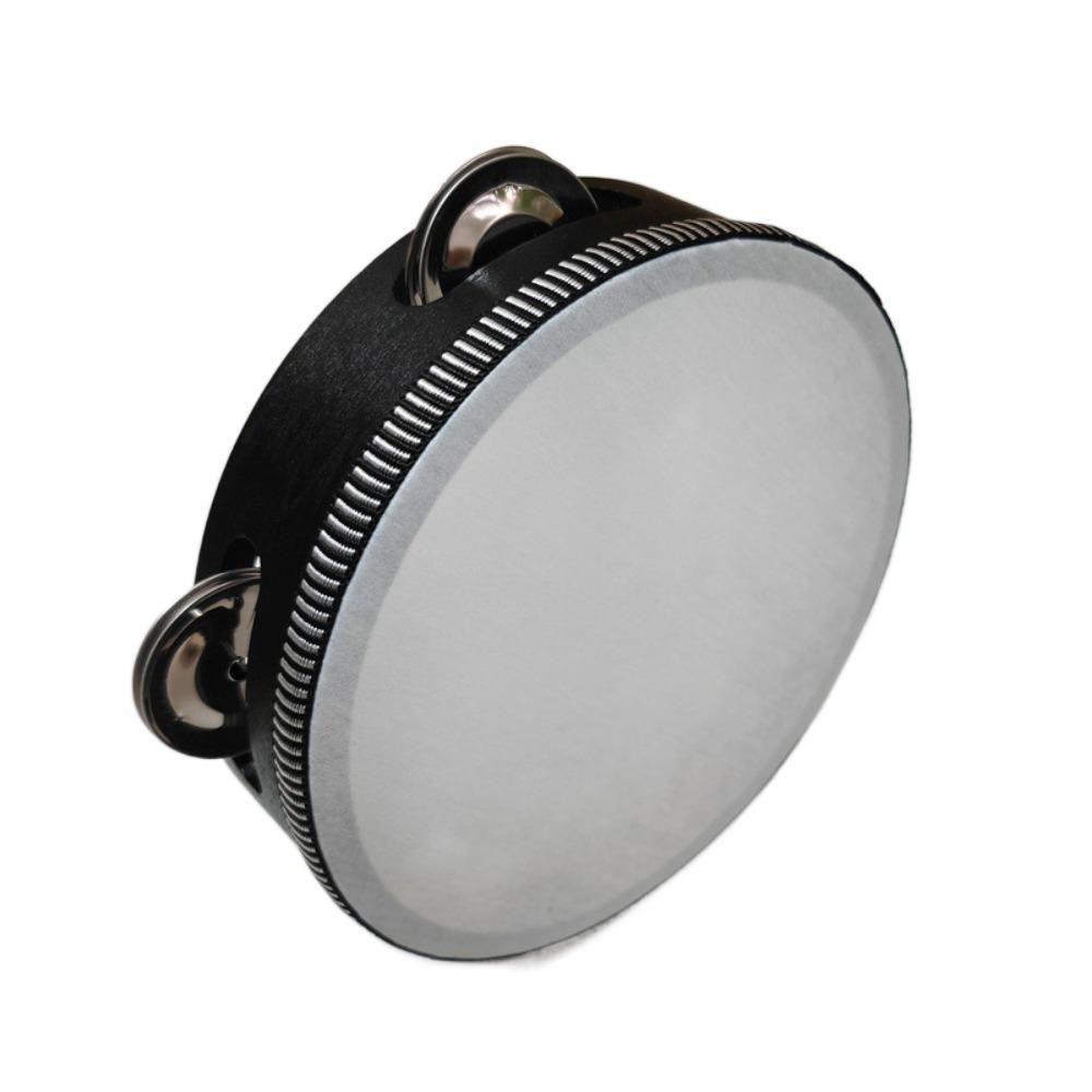 4/6/8/10 Inch Hand Held Drum Metal Jingles Children Drum New Percussion Toy  For Party Games