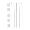 200Pcs Nylon   High Temperature Resistant Strong Nylon Self Locking Cable   with Mounts for Cable Fence