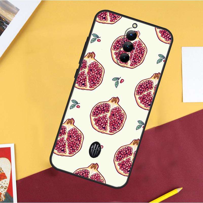 Avocado Pear Papaya Pomegranate Case For ZTE Nubia Red Magic 11 Pro 9 8 8S 9S 10S 10 Pro Plus 6R 6 7 6S 7S Pro 10 Air Cover