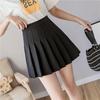 Женская летняя плиссированная атласная юбка с высокой талией, мини-модная повседневная теннисная юбка с приталенной талией, школьная юбка