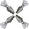 2Pcs Neon LED Bicycle Wheel Valve Lamp Bright Waterproof Universal for Mountain Road Bike Night Riding Accessories